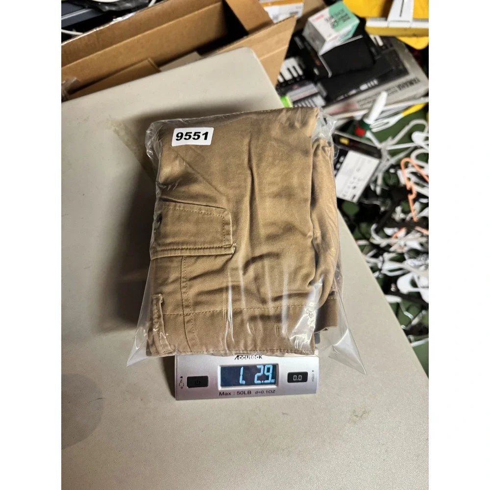 Polo Ralph Lauren Cargo Chino Baggy Shorts Men Size 44 44B Khaki Relaxed Fit Tan
